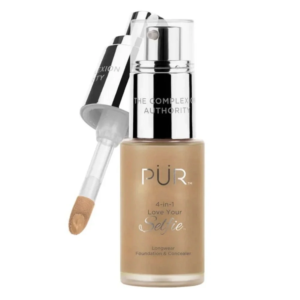 PUR 4-in-1 Love Your Selfie Longwear Foundation Concealer TG6 Tan Golden 1oz
